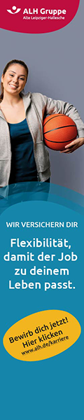 Anzeige: ALH-Gruppe Wir versichern dir Flexibilität, damit der Job zu deinem Leben passt. Bewirb dich jetzt unter www.alh.de/karriere