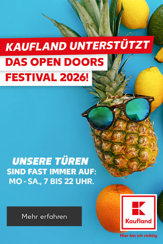 Kaufland unterstützt das Open Doors Festival 2026
